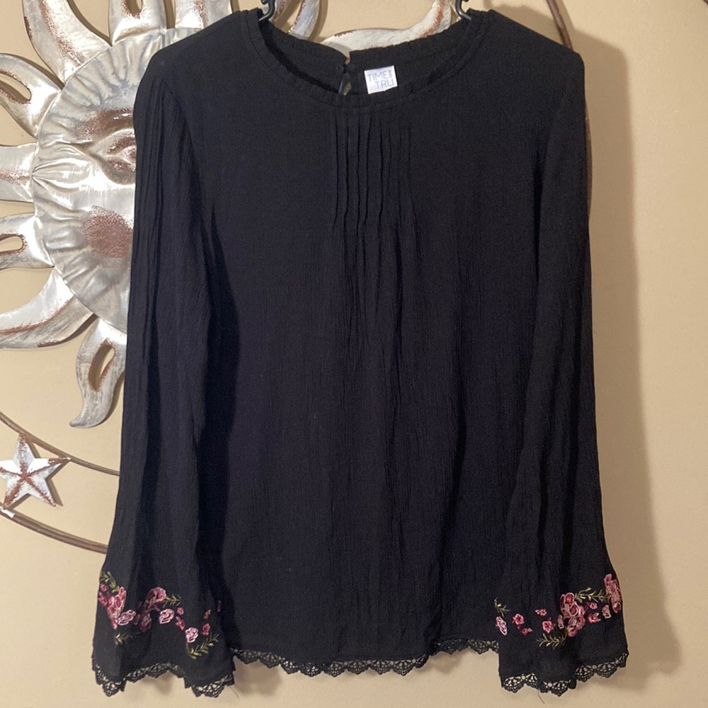 Black Blouse Top